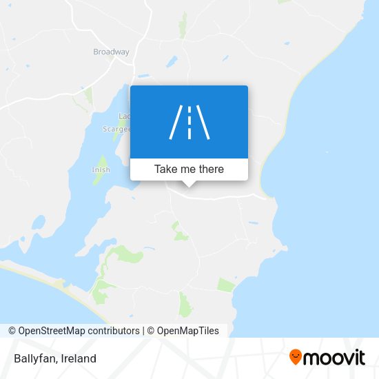 Ballyfan map