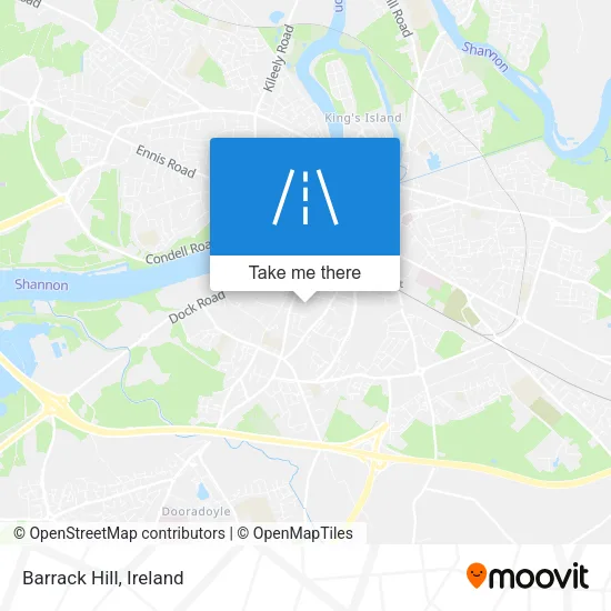 Barrack Hill map
