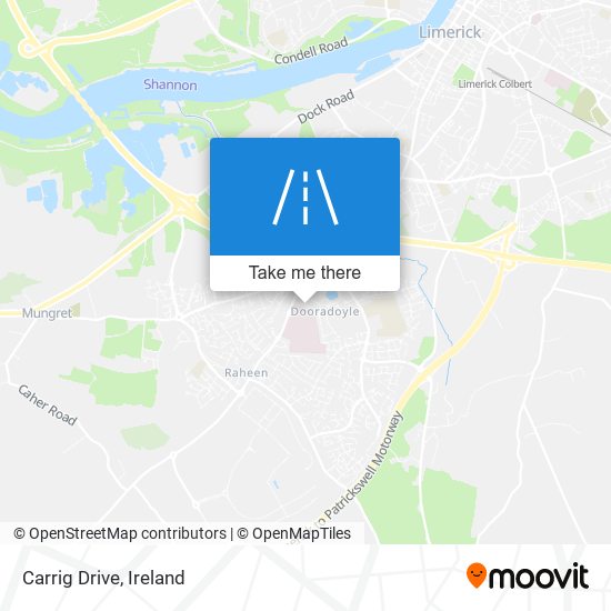 Carrig Drive map