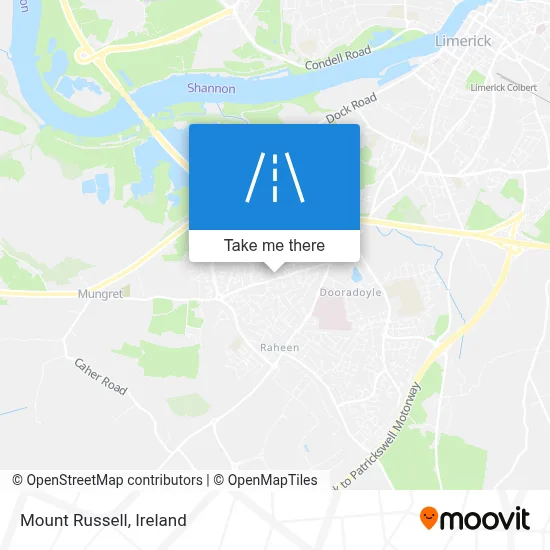 Mount Russell map