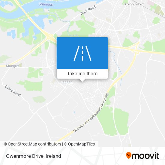 Owenmore Drive map