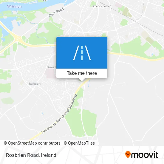 Rosbrien Road map