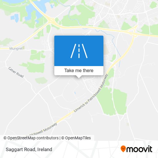 Saggart Road map