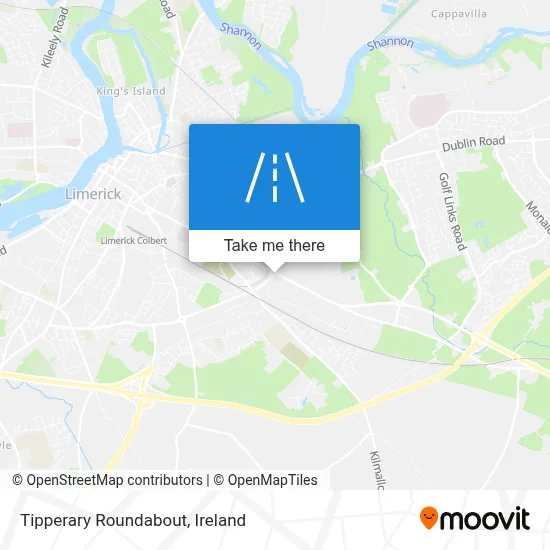 Tipperary Roundabout map