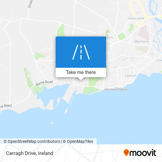 Carragh Drive map