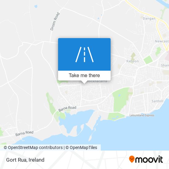 Gort Rua map