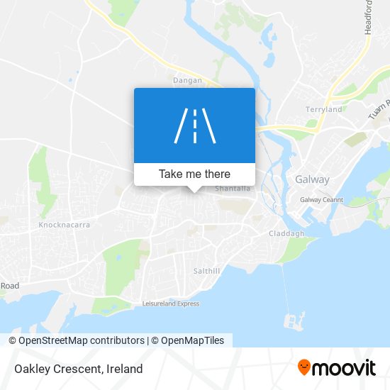 Oakley Crescent map