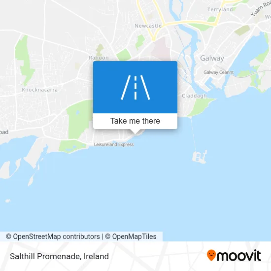Salthill Promenade map