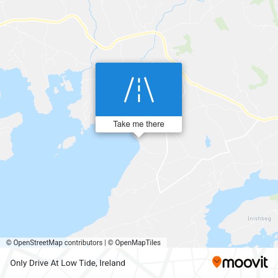 Only Drive At Low Tide map