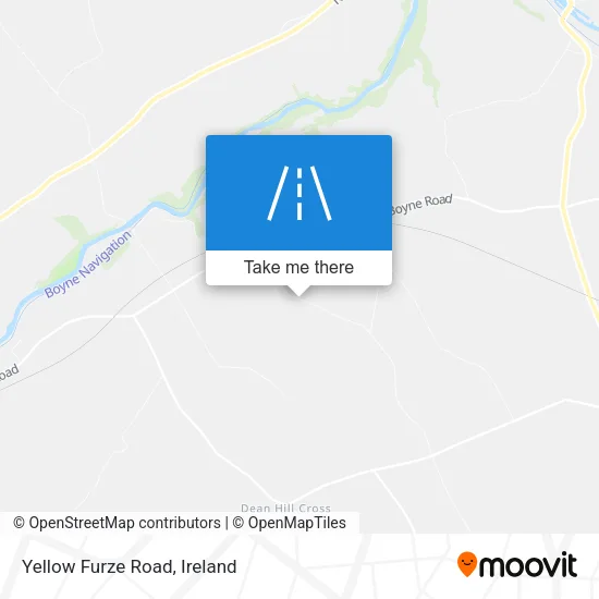 Yellow Furze Road map