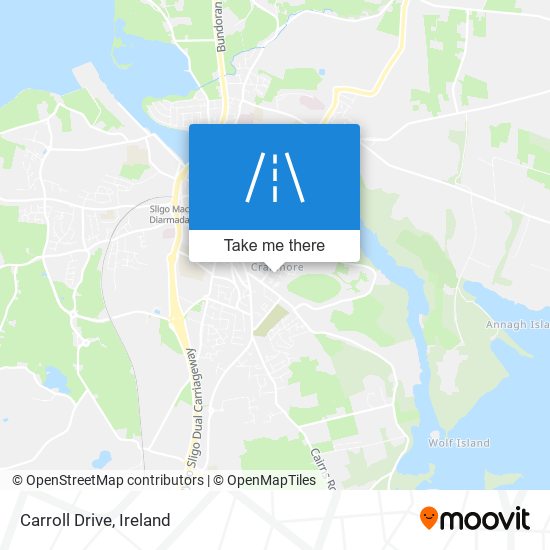 Carroll Drive map