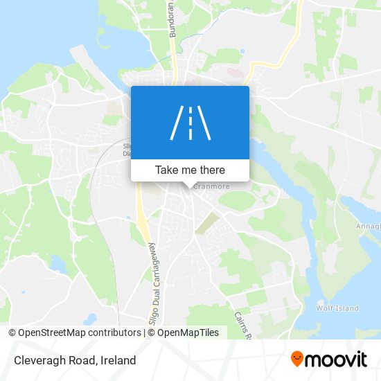 Cleveragh Road map