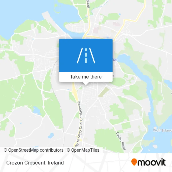 Crozon Crescent map