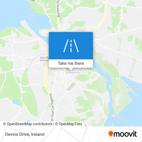 Devins Drive map