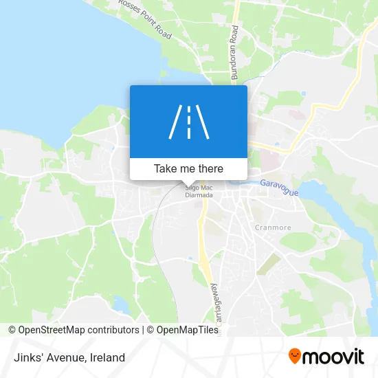 Jinks' Avenue map