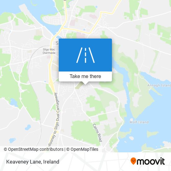 Keaveney Lane map