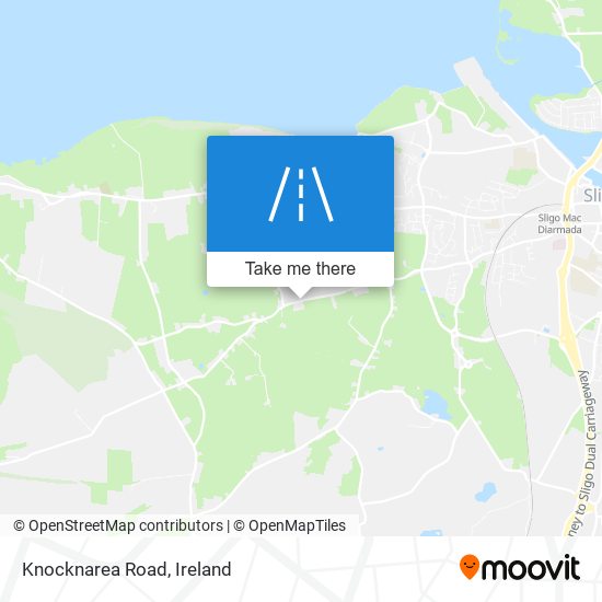 Knocknarea Road map