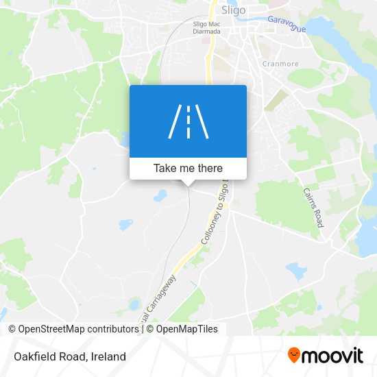 Oakfield Road map