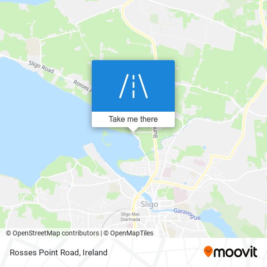 Rosses Point Road map