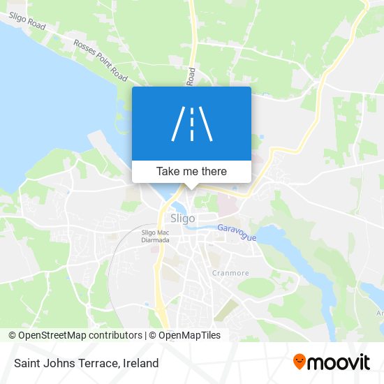 Saint Johns Terrace map