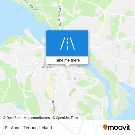 St. Annes Terrace map