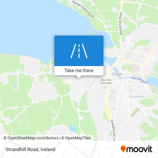 Strandhill Road map