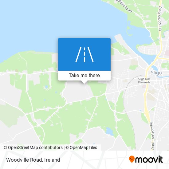 Woodville Road map