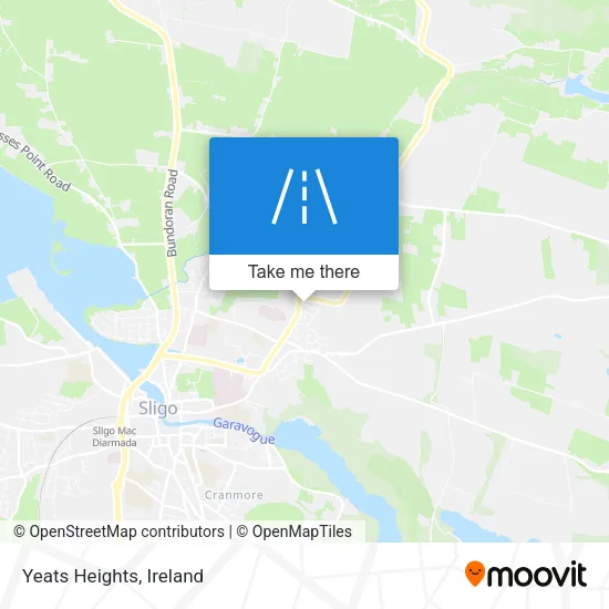 Yeats Heights map