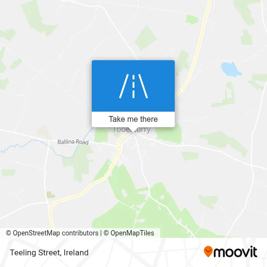 Teeling Street map