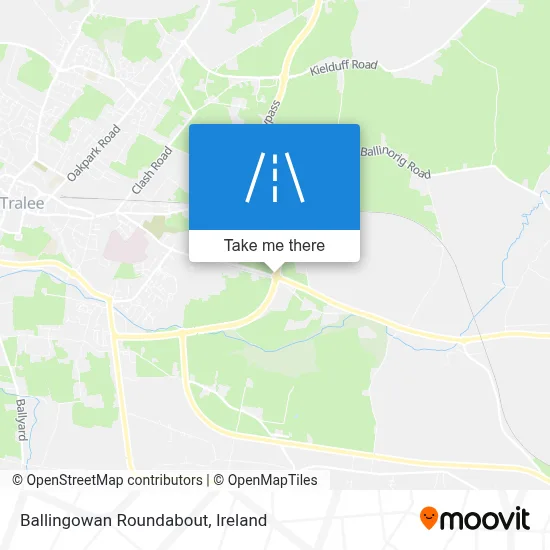 Ballingowan Roundabout map