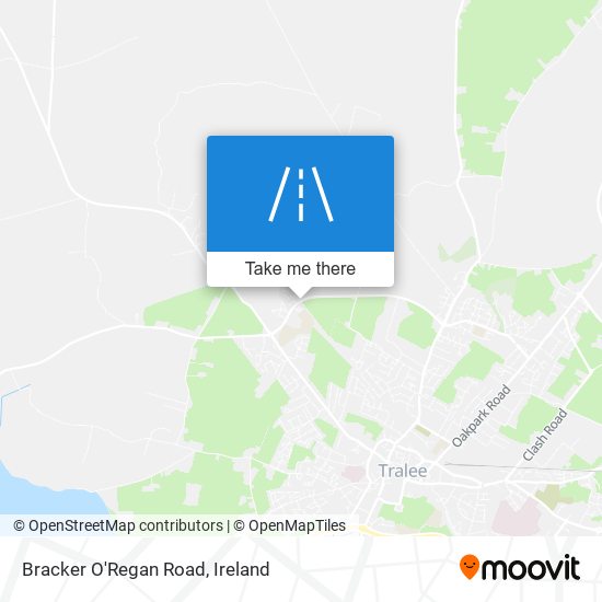 Bracker O'Regan Road map
