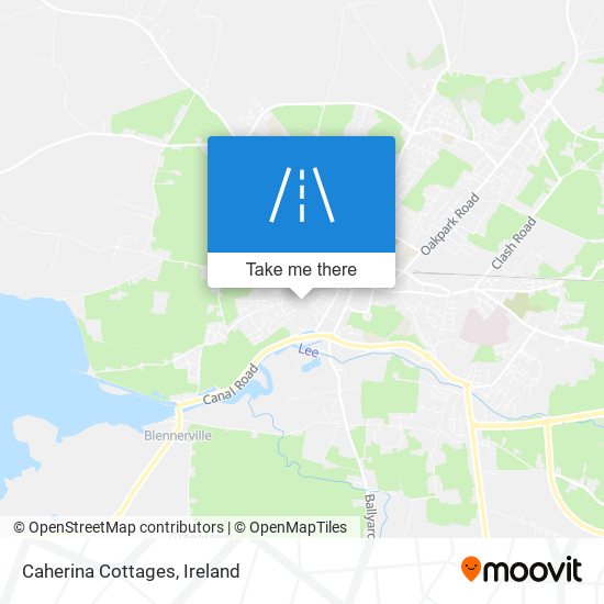 Caherina Cottages map