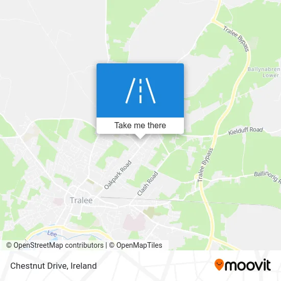 Chestnut Drive map