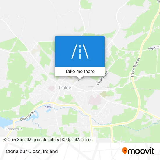 Clonalour Close map
