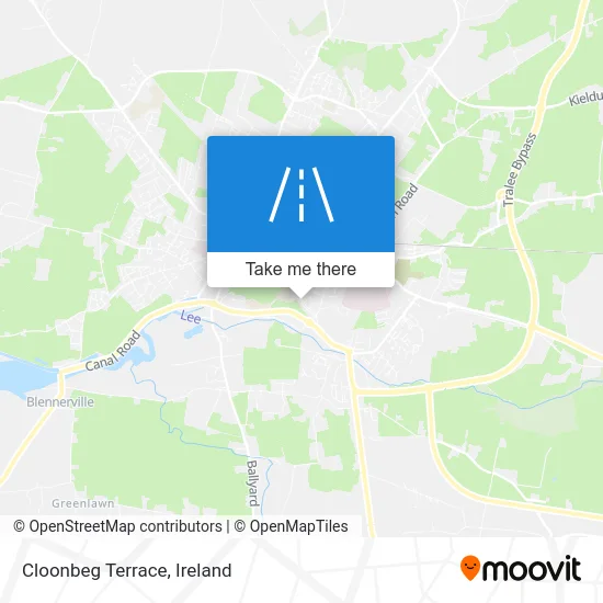 Cloonbeg Terrace map