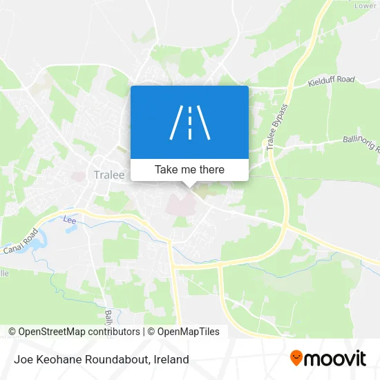 Joe Keohane Roundabout map