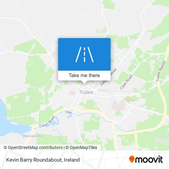 Kevin Barry Roundabout map
