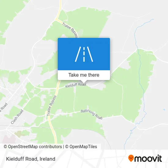 Kielduff Road map