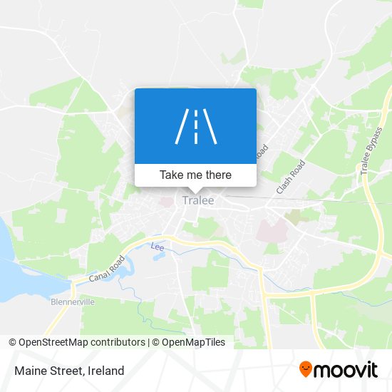 Maine Street map