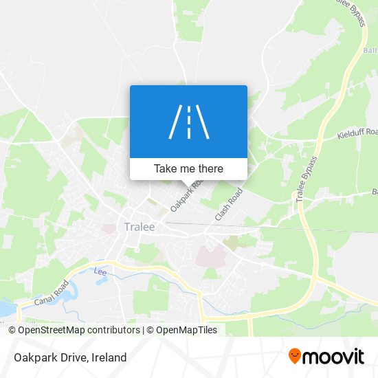 Oakpark Drive map