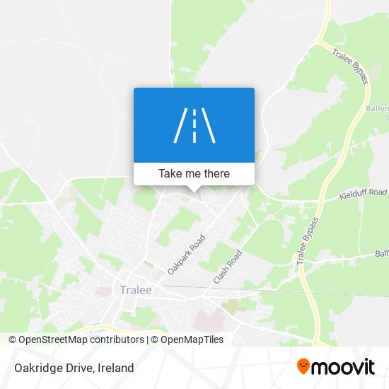 Oakridge Drive map