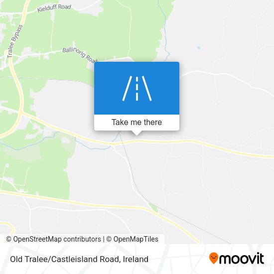 Old Tralee/Castleisland Road map