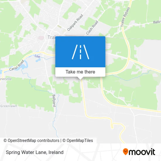Spring Water Lane map