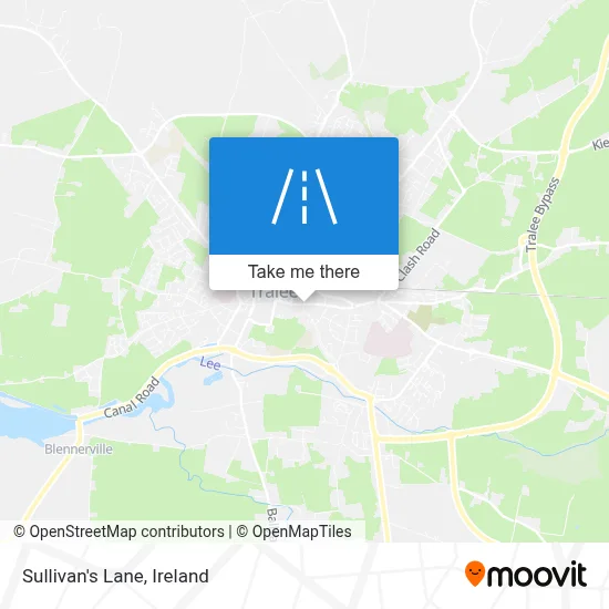 Sullivan's Lane map
