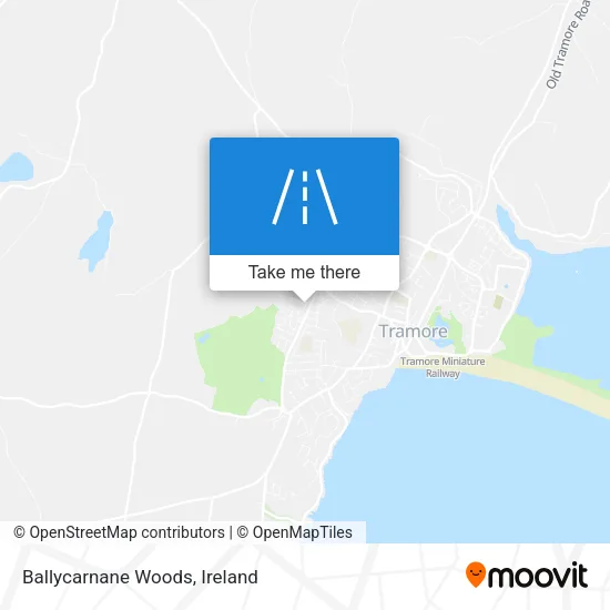 Ballycarnane Woods map
