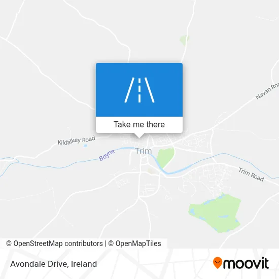 Avondale Drive map