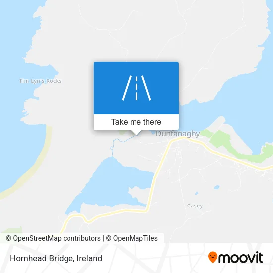 Hornhead Bridge map