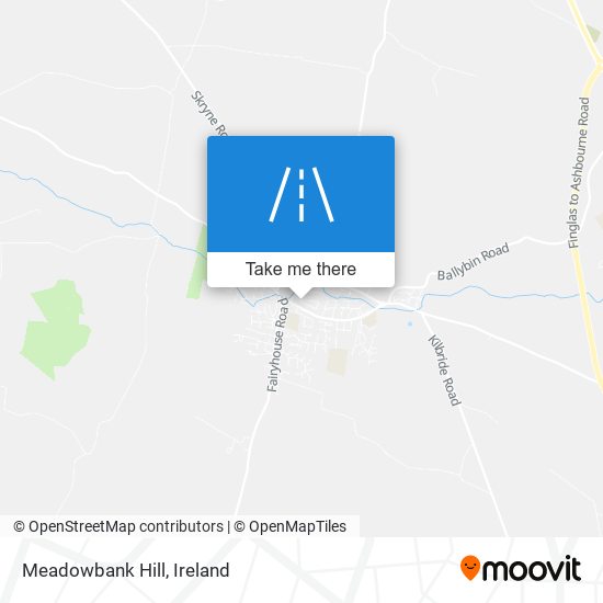 Meadowbank Hill map