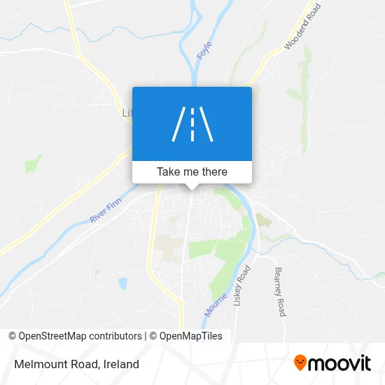 Melmount Road map