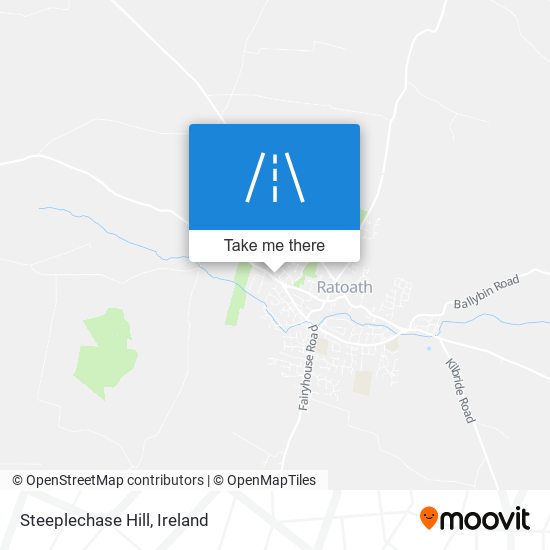 Steeplechase Hill map